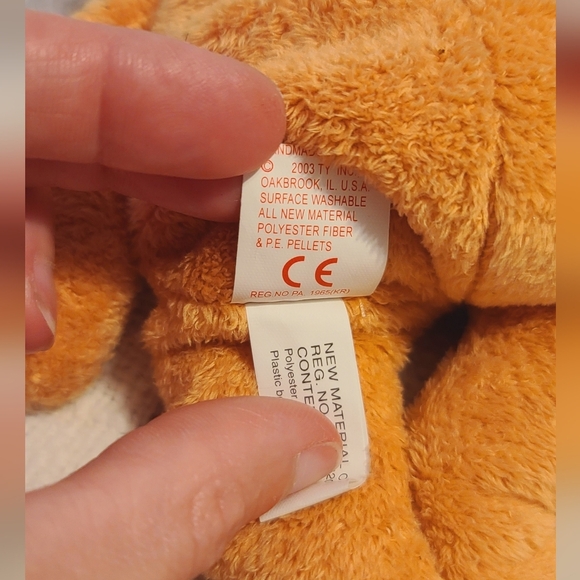 TY 2003 Holiday Teddy the Bear Beanie Baby - Picture 5 of 5